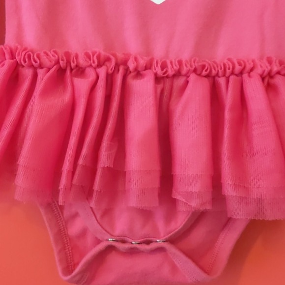 Adorable pink tutu bodysuit. - Picture 2 of 4
